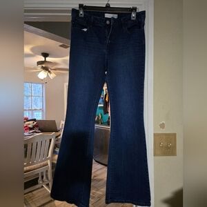 KanCan Dark Blue Flare Jeans